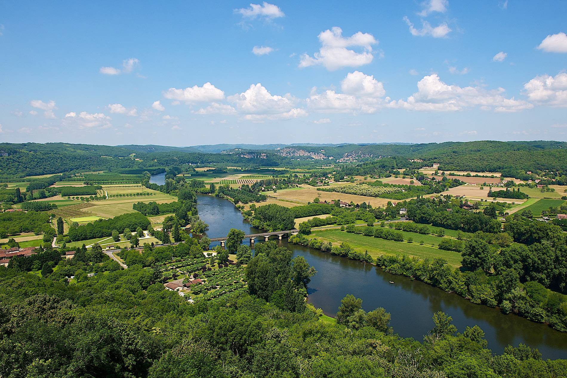 de rivier de Dordogne