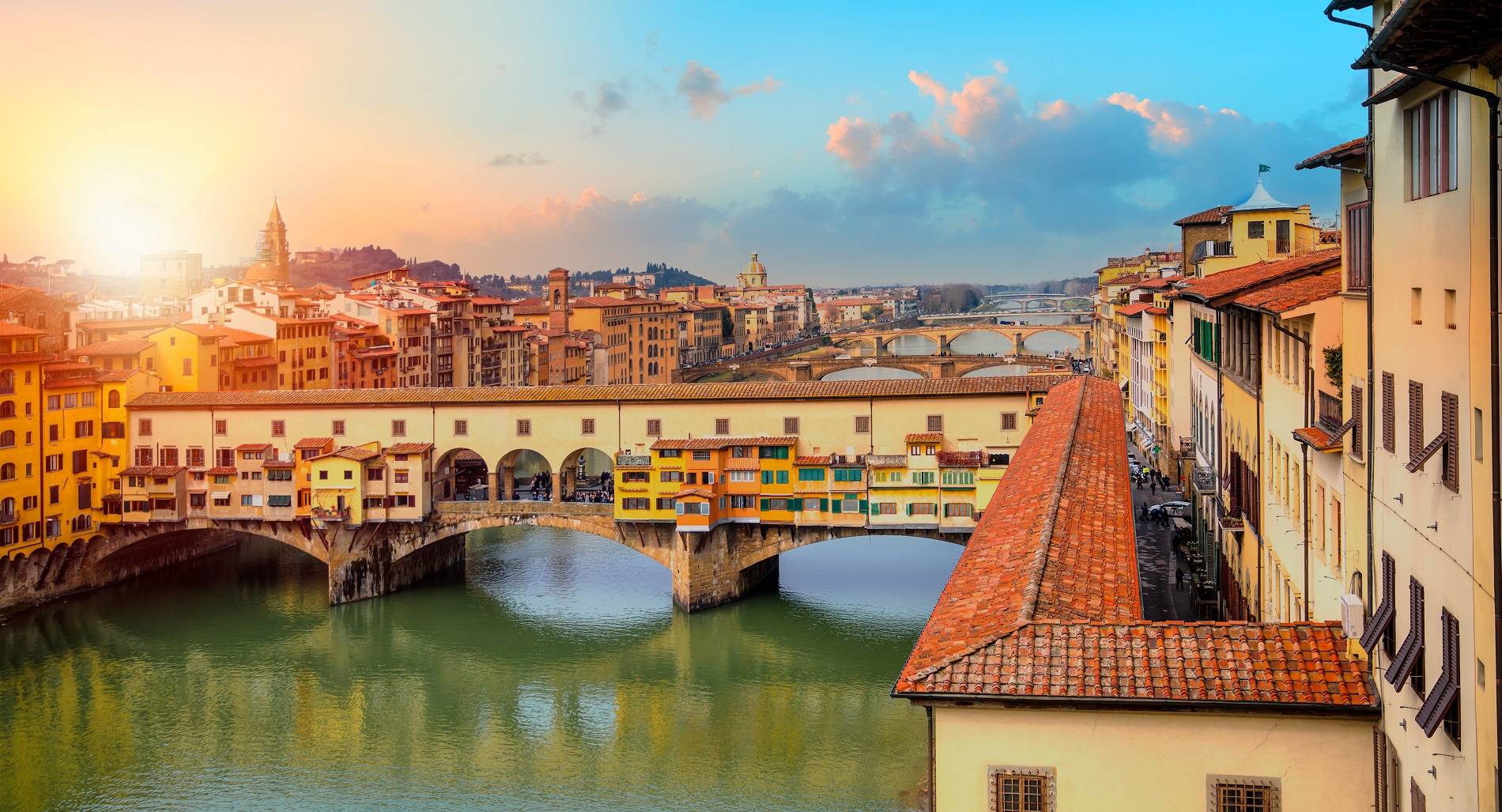 de Ponte Vecchio in Florence