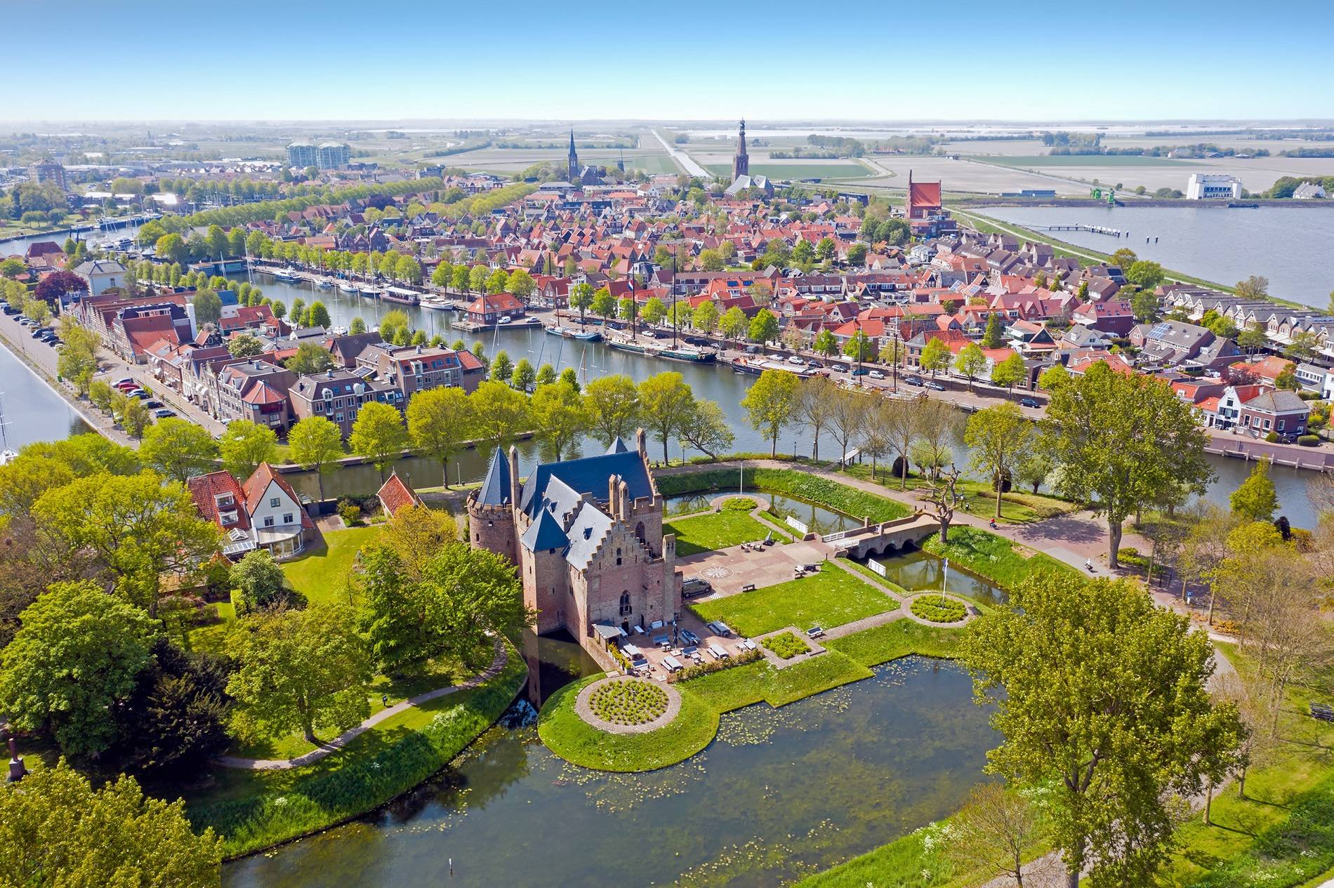 het Radboud kasteel in Medemblik