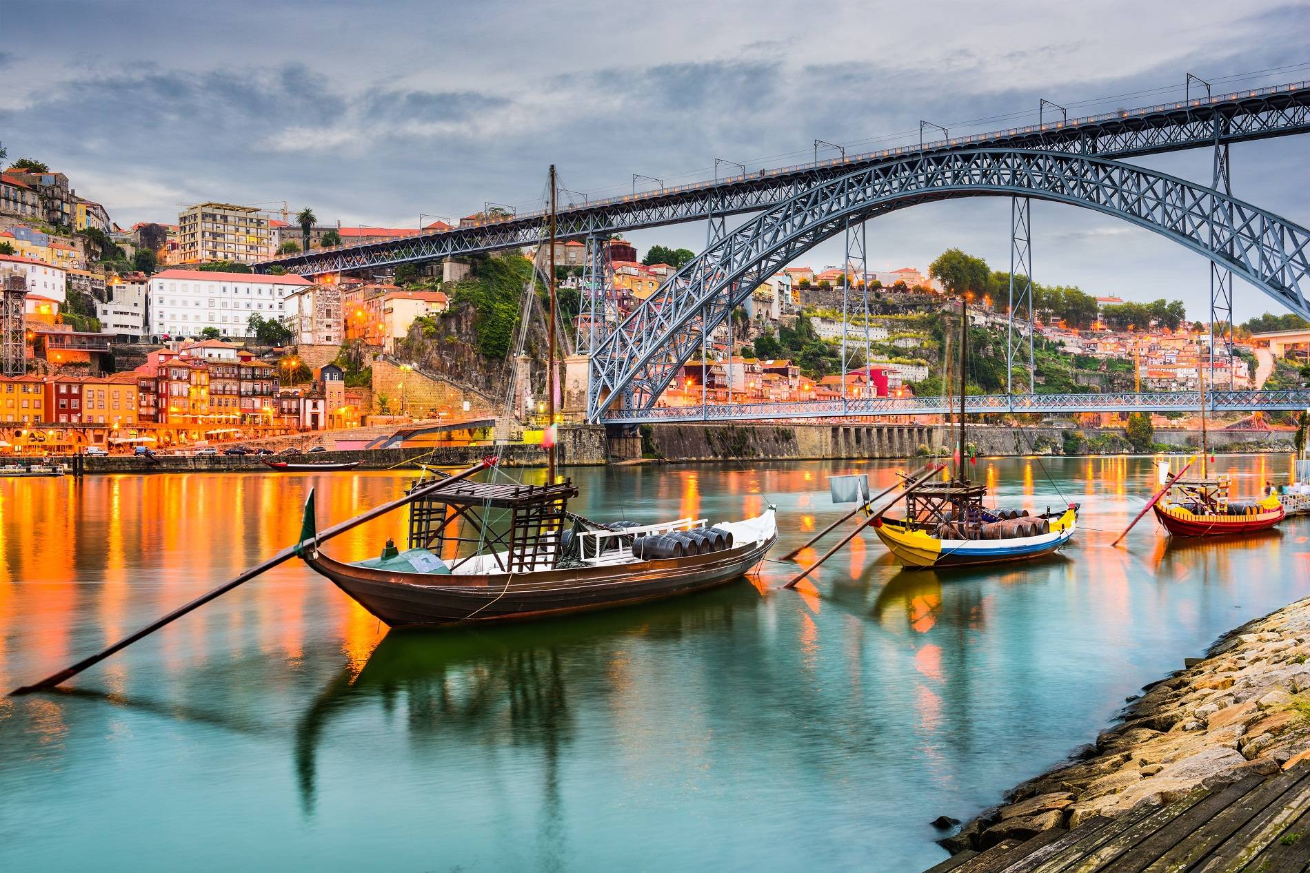 de Luis I Bridge in Porto