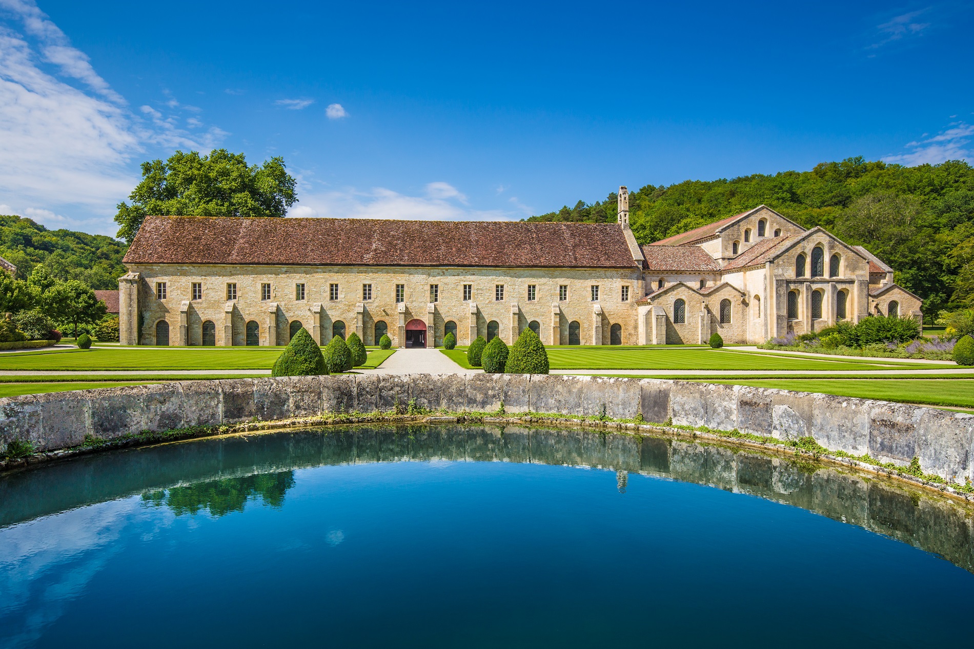 de abdij van Fontenay