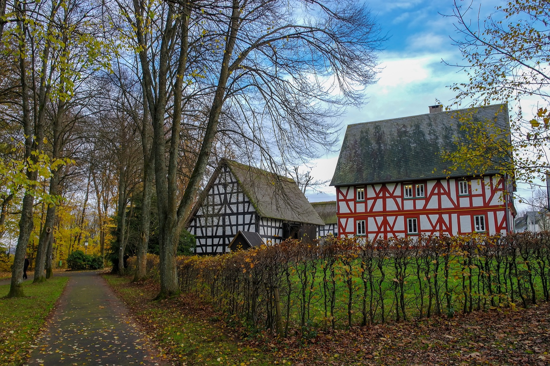 vakwerkhuizen in de omgeving van Strauscheid