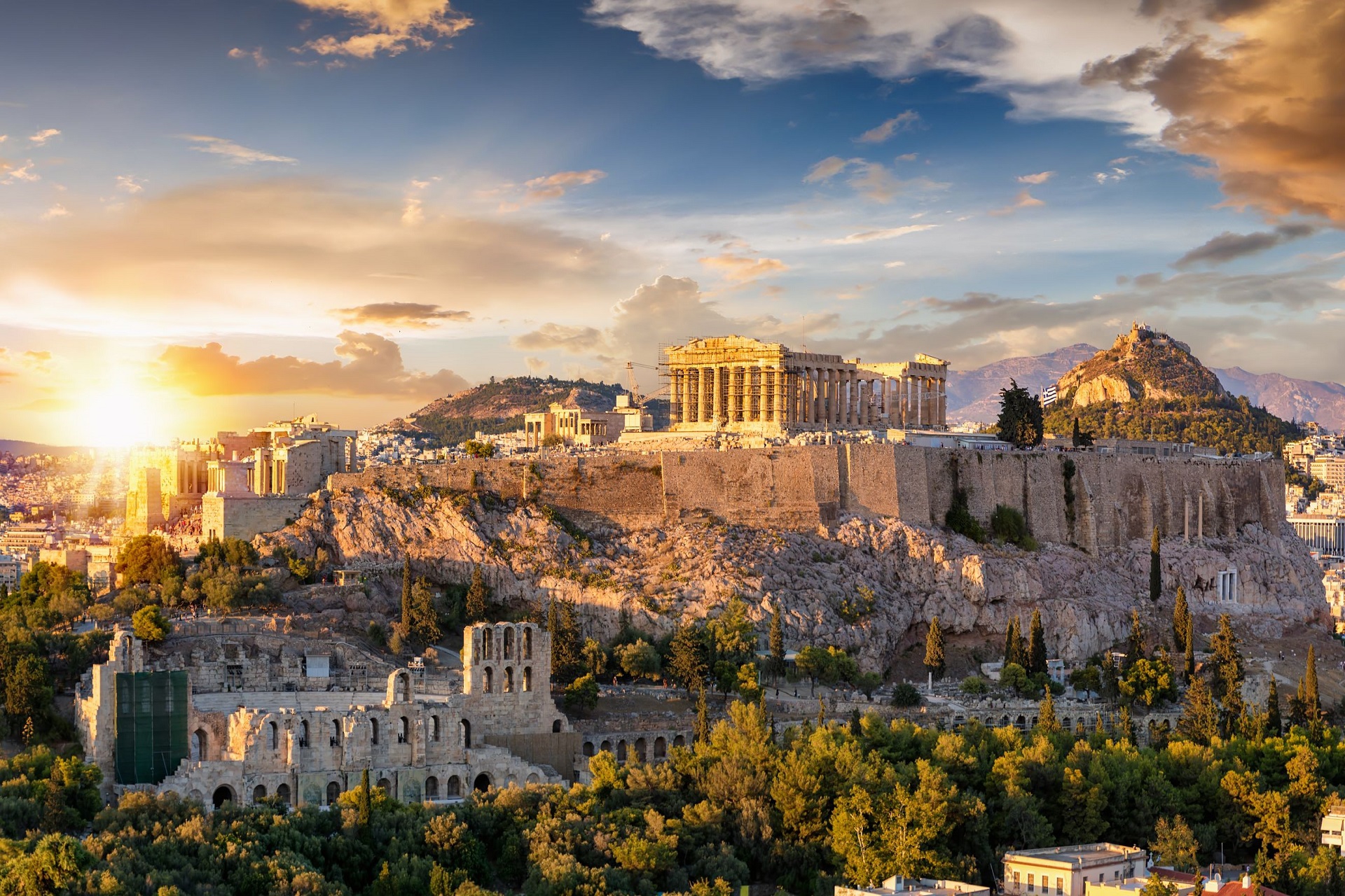 De Akropolis van Athene