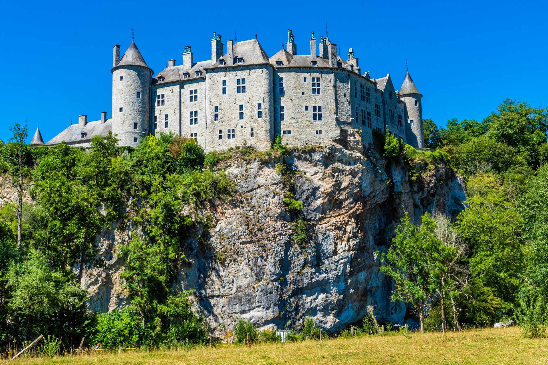 het kasteel van Walzin bij Rochefort